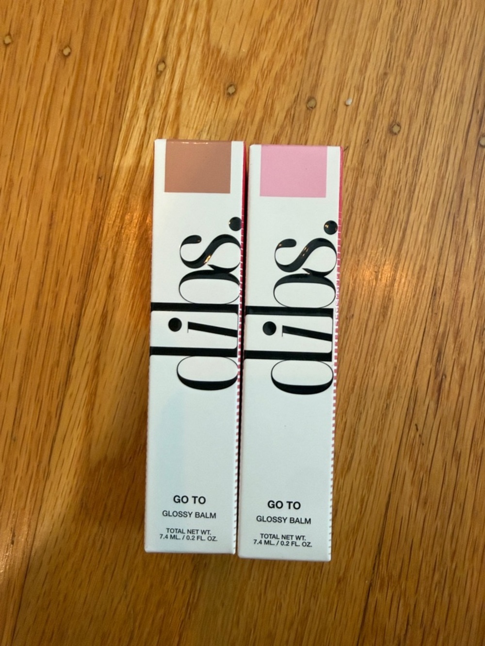 Dibs Go To Glossy Balm – Pink & Nude Sheer Shine Duo